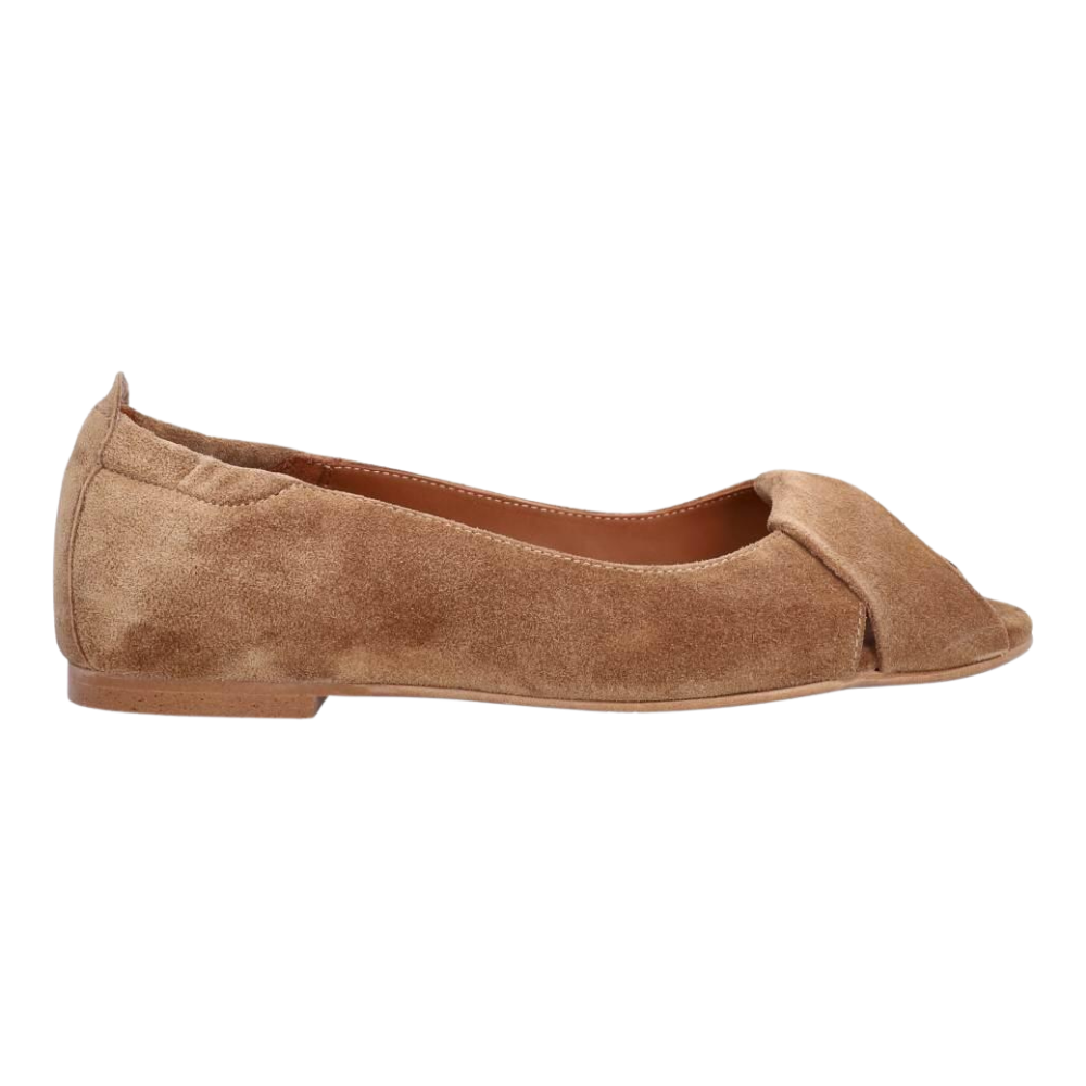 Ballerinasko - Cuoio babysilk suede 554